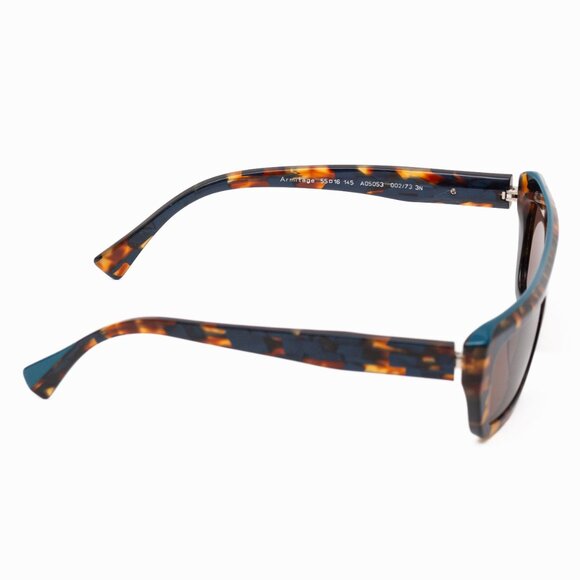 Alain Mikli A0 5053 Armitage 002/73 Teal Brown Tortoise Shield Sunglasses - Picture 10 of 14